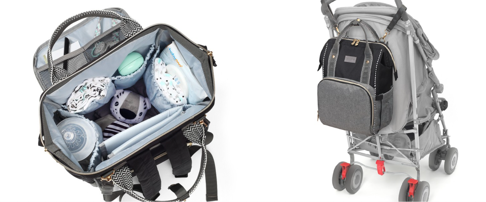 Τσάντα Αλλαξιέρα BabyOno Oslo Style Μαύρο BN1424/01